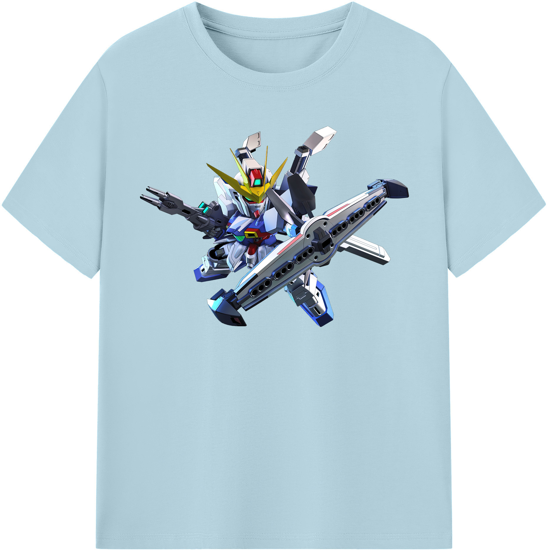 （画像用） 機動戦士ガンダム Mobile Suit Gundam 綿100％半袖Tシャツ（フロントプリント）